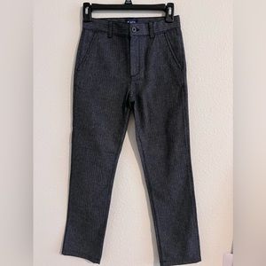 NWT boys black herringbone dress pants